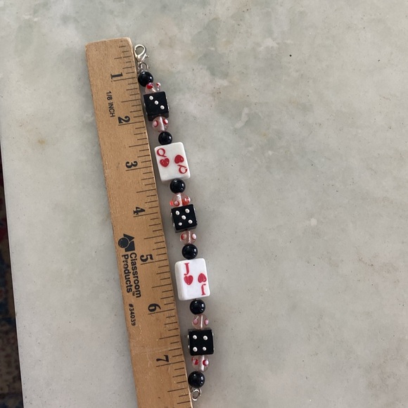 Cards and dice bracelet - Picture 4 of 4
